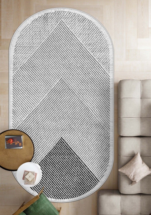 CROWBAN Kaymaz Taban Halı - Makinada Yıkanabilir, Salon, Yolluk, Paspas,Modern Desen Gri Renk Dot Taban Halı CROWBAN Kaymaz Taban Halı - Makinada Yıkanabilir, Salon, Yolluk, Paspas,Modern Desen Gri Renk Dot Taban Halı