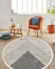 CROWBAN Kaymaz Taban Halı - Makinada Yıkanabilir, Salon, Yolluk, Paspas,Modern Desen Gri Renk Dot Taban Halı CROWBAN Kaymaz Taban Halı - Makinada Yıkanabilir, Salon, Yolluk, Paspas,Modern Desen Gri Renk Dot Taban Halı