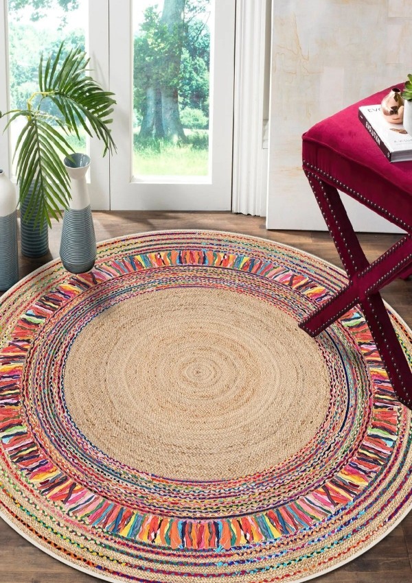 CROWBAN Kaymaz Taban Halı - Makinada Yıkanabilir, Salon, Yolluk, Paspas,Modern Desen Gri Renk Dot Taban Halı