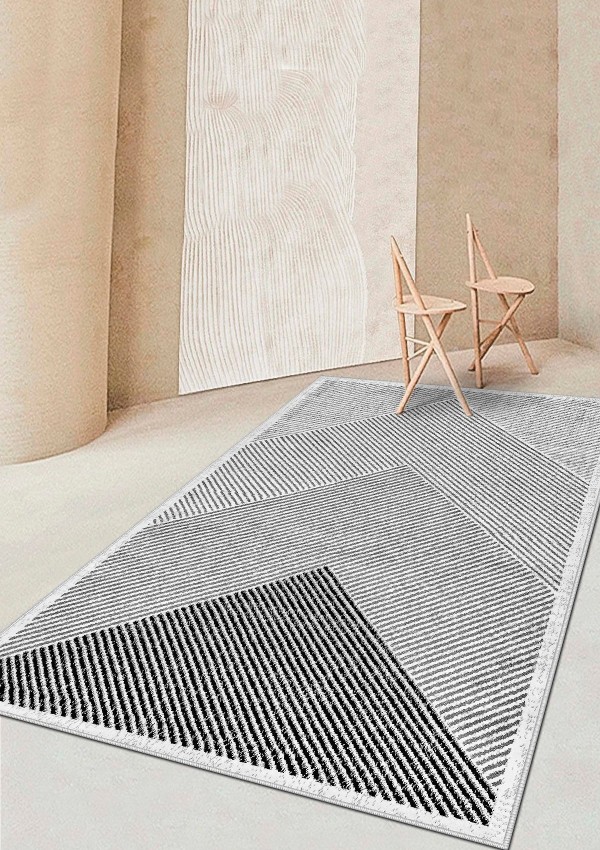 Kaymaz Taban Makinada Yıkanabilir Salon Halısı Mutfak Halı Anti Slip Bohem Cool Halı Yolluk