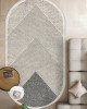CROWBAN Kaymaz Taban Halı - Makinada Yıkanabilir, Salon, Yolluk, Paspas,Modern Desen Gri Renk Dot Taban Halı CROWBAN Kaymaz Taban Halı - Makinada Yıkanabilir, Salon, Yolluk, Paspas,Modern Desen Gri Renk Dot Taban Halı