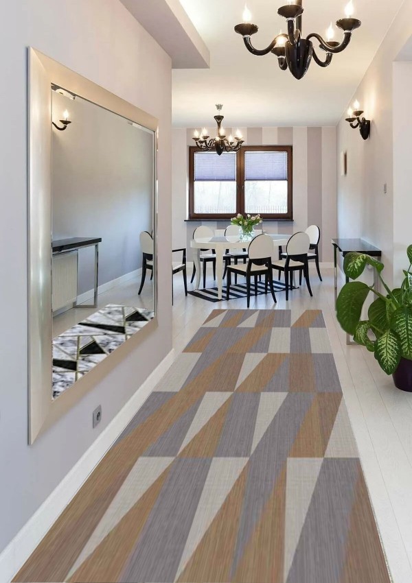 CROWBAN Kaymaz Taban Halı - Makinada Yıkanabilir, Salon, Yolluk, Paspas,Modern Desen Gri Renk Dot Taban Halı CROWBAN Kaymaz Taban Halı - Makinada Yıkanabilir, Salon, Yolluk, Paspas,Modern Desen Gri Renk Dot Taban Halı