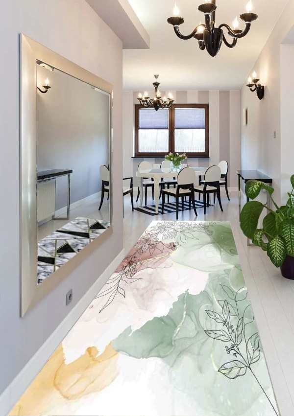 CROWBAN Kaymaz Taban Halı - Makinada Yıkanabilir, Salon, Yolluk, Paspas,Modern Desen Gri Renk Dot Taban Halı CROWBAN Kaymaz Taban Halı - Makinada Yıkanabilir, Salon, Yolluk, Paspas,Modern Desen Gri Renk Dot Taban Halı