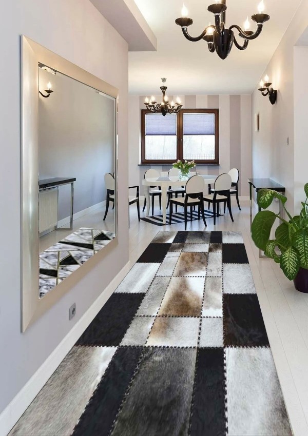 CROWBAN Kaymaz Taban Halı - Makinada Yıkanabilir, Salon, Yolluk, Paspas,Modern Desen Gri Renk Dot Taban Halı CROWBAN Kaymaz Taban Halı - Makinada Yıkanabilir, Salon, Yolluk, Paspas,Modern Desen Gri Renk Dot Taban Halı