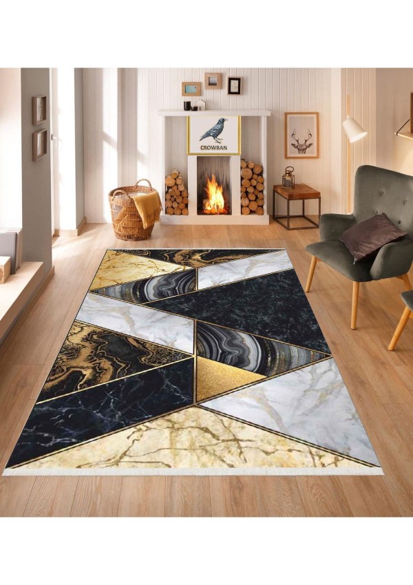 CROWBAN Kaymaz Taban Halı - Makinada Yıkanabilir, Salon, Yolluk, Paspas,Modern Desen Gri Renk Dot Taban Halı CROWBAN Kaymaz Taban Halı - Makinada Yıkanabilir, Salon, Yolluk, Paspas,Modern Desen Gri Renk Dot Taban Halı
