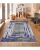 CROWBAN Kaymaz Taban Halı - Makinada Yıkanabilir, Salon, Yolluk, Paspas,Modern Desen Gri Renk Dot Taban Halı