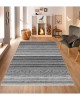 CROWBAN Kaymaz Taban Halı - Makinada Yıkanabilir, Salon, Yolluk, Paspas,Modern Desen Gri Renk Dot Taban Halı
