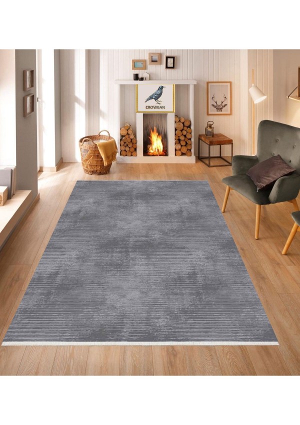 Kaymaz Taban Makinada Yıkanabilir Salon Halısı Mutfak Yuvarlak Halı Bohem Cool Halı Yolluk