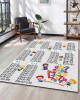 CROWBAN Kaymaz Taban Halı - Makinada Yıkanabilir, Salon, Yolluk, Paspas,Modern Desen Gri Renk Dot Taban Halı CROWBAN Kaymaz Taban Halı - Makinada Yıkanabilir, Salon, Yolluk, Paspas,Modern Desen Gri Renk Dot Taban Halı