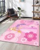 CROWBAN Kaymaz Taban Halı - Makinada Yıkanabilir, Salon, Yolluk, Paspas,Modern Desen Gri Renk Dot Taban Halı