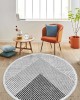 CROWBAN Kaymaz Taban Halı - Makinada Yıkanabilir, Salon, Yolluk, Paspas,Modern Desen Gri Renk Dot Taban Halı CROWBAN Kaymaz Taban Halı - Makinada Yıkanabilir, Salon, Yolluk, Paspas,Modern Desen Gri Renk Dot Taban Halı