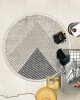 CROWBAN Kaymaz Taban Halı - Makinada Yıkanabilir, Salon, Yolluk, Paspas,Modern Desen Gri Renk Dot Taban Halı CROWBAN Kaymaz Taban Halı - Makinada Yıkanabilir, Salon, Yolluk, Paspas,Modern Desen Gri Renk Dot Taban Halı