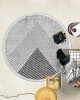 CROWBAN Kaymaz Taban Halı - Makinada Yıkanabilir, Salon, Yolluk, Paspas,Modern Desen Gri Renk Dot Taban Halı CROWBAN Kaymaz Taban Halı - Makinada Yıkanabilir, Salon, Yolluk, Paspas,Modern Desen Gri Renk Dot Taban Halı