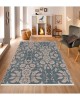 CROWBAN Kaymaz Taban Halı - Makinada Yıkanabilir, Salon, Yolluk, Paspas,Modern Desen Gri Renk Dot Taban Halı
