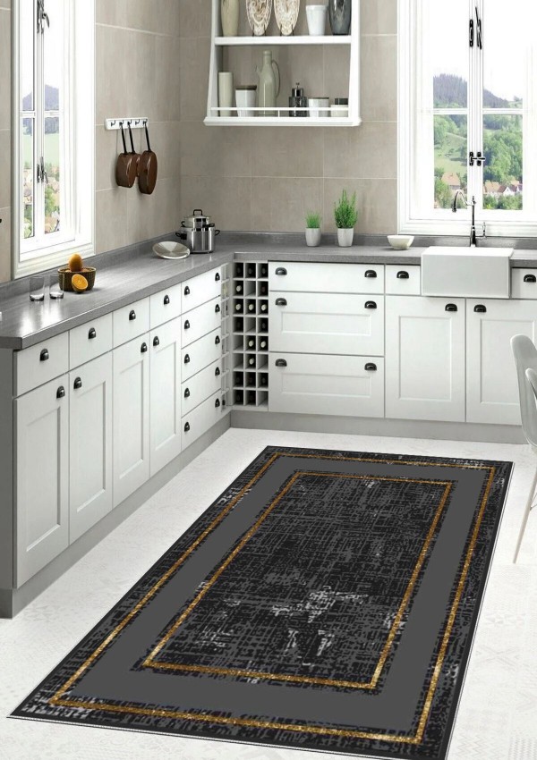 CROWBAN Kaymaz Taban Halı - Makinada Yıkanabilir, Salon, Yolluk, Paspas,Modern Desen Gri Renk Dot Taban Halı CROWBAN Kaymaz Taban Halı - Makinada Yıkanabilir, Salon, Yolluk, Paspas,Modern Desen Gri Renk Dot Taban Halı
