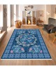 CROWBAN Kaymaz Taban Halı - Makinada Yıkanabilir, Salon, Yolluk, Paspas,Modern Desen Gri Renk Dot Taban Halı